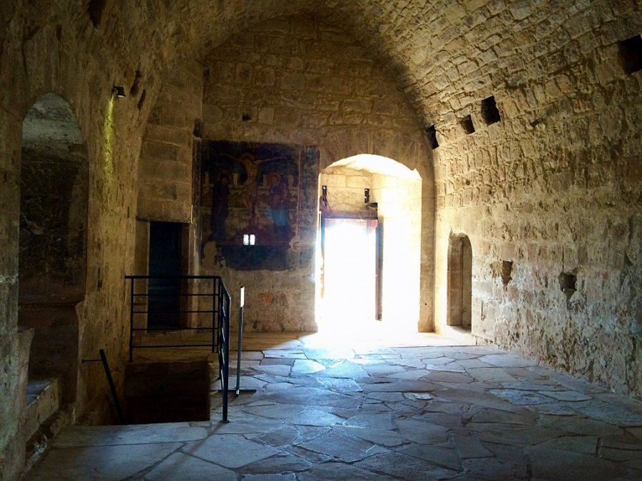 Фреска в замке Колосси